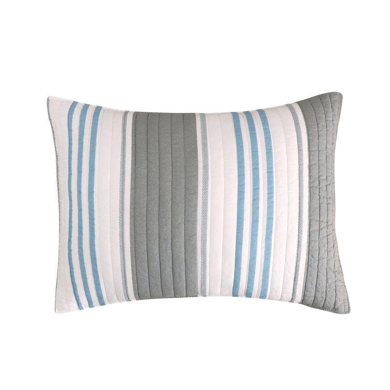 Provincetown Coastal Striped Cotton Standard Sham