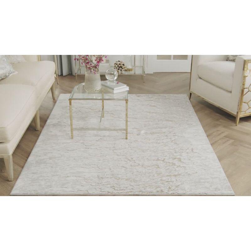 Nourison Joli  Indoor only Area Rug - Ivory/Blue/Grey 8' x 10'