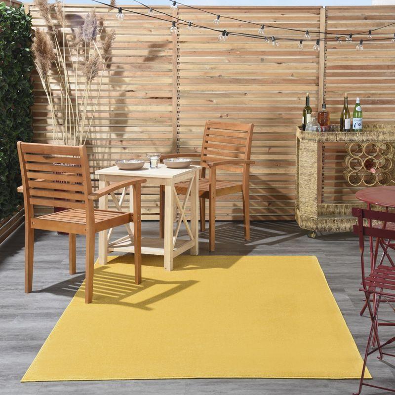 Nourison Nourison Essentials NRE01 Indoor/outdoor Area Rug - Yellow 6' x 9'