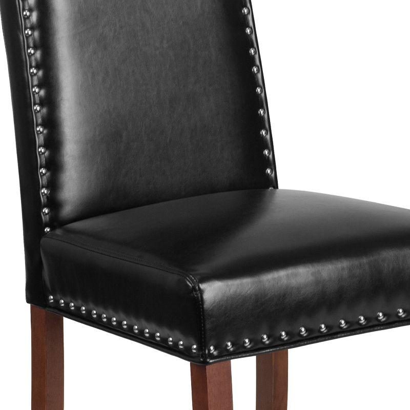 Flash Furniture HERCULES Hampton Hill Series Parsons Chair with Accent Nail Trim