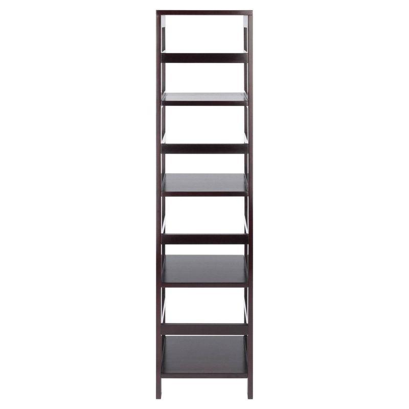 55" 4 Section Narrow Bookshelf Espresso - Winsome