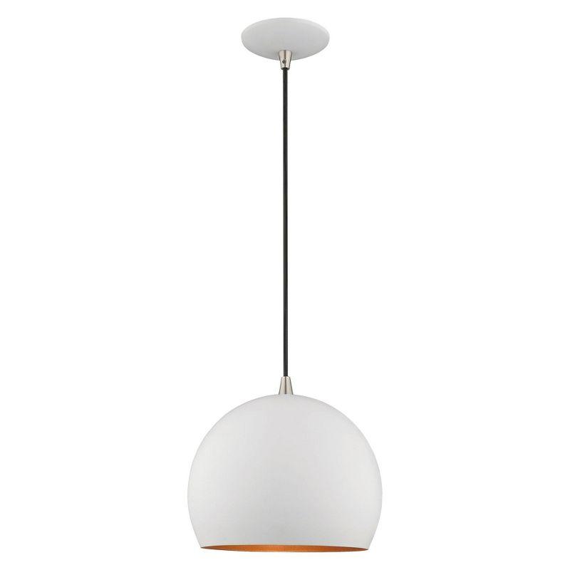 Schultz Single Light Metal Dimmable Pendant