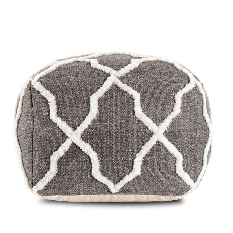 B Sides Moroccan Inspired Pouf - Anji Mountain