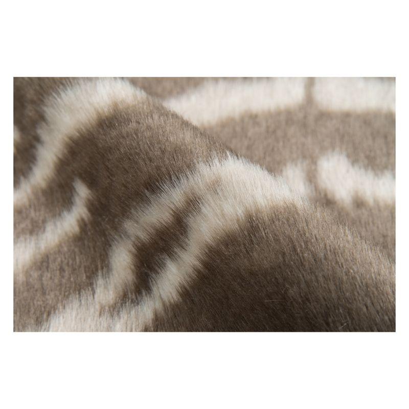 5'3"X7'10" Zebra Loomed Novelty Area Rug Gray - Erin Gates By Momeni: Luxury Animal Print, Indoor Low Pile Rug