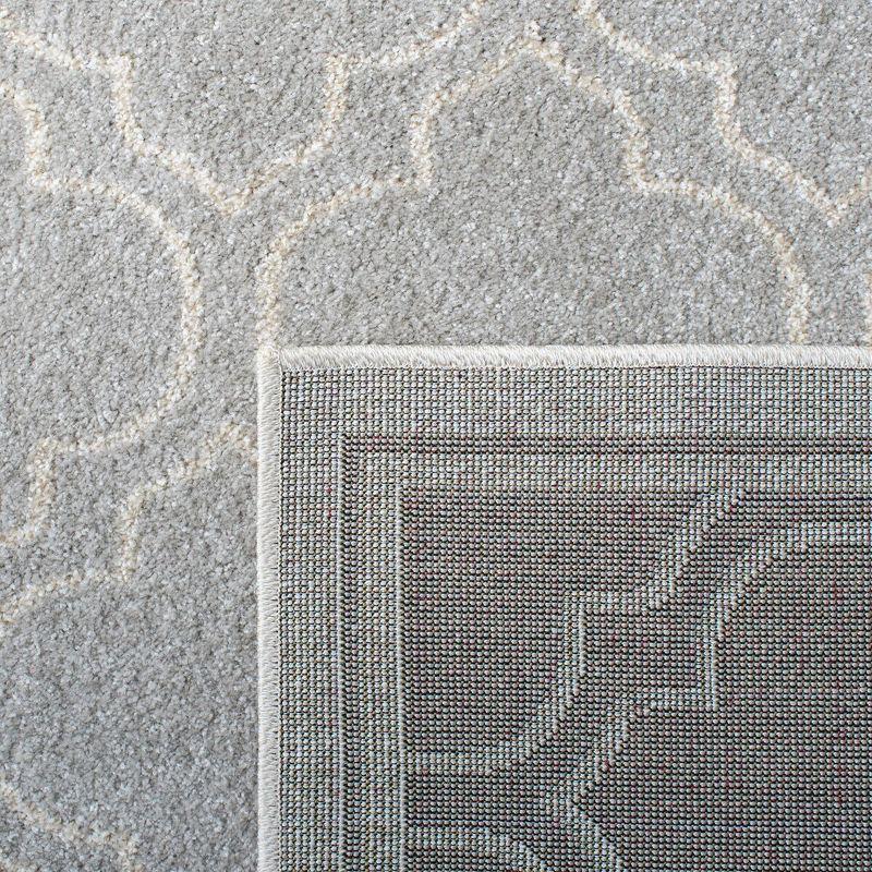 Amherst AMT412 Power Loomed Accent Rug - Light Grey/Ivory - 3'x5' - Safavieh.