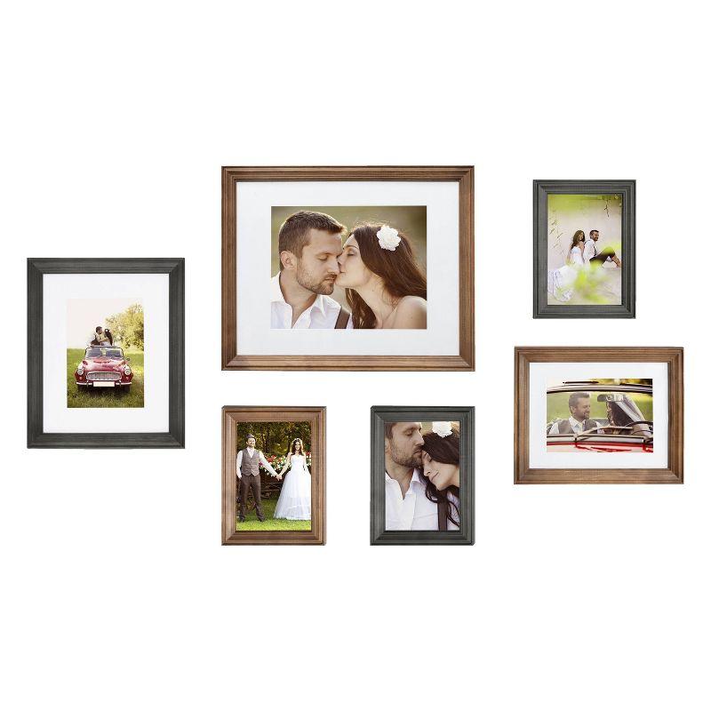 6pc Bordeaux Frame Box Set - Kate & Laurel All Things Decor