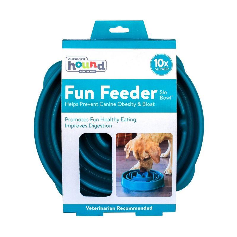 Outward Hound Outward Hound Fun Feeder Slow Bowl, Slow Feeder Dog Bowl