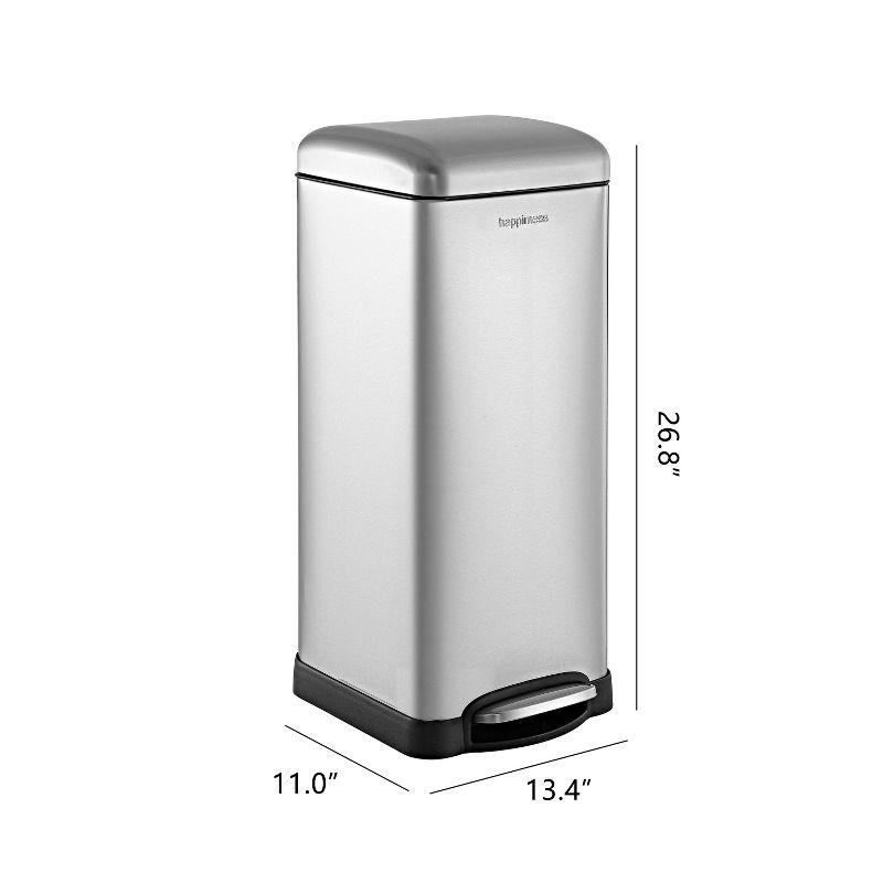 happimess Betty Retro 8-Gallon Step-Open Trash Can