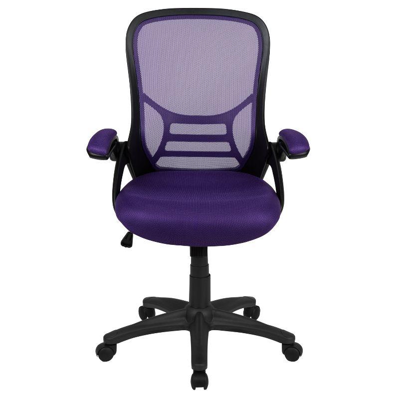 Flash Furniture Cappello High-Back Mesh Swivel Ergonomic Office Chair with Flip-Up Arms