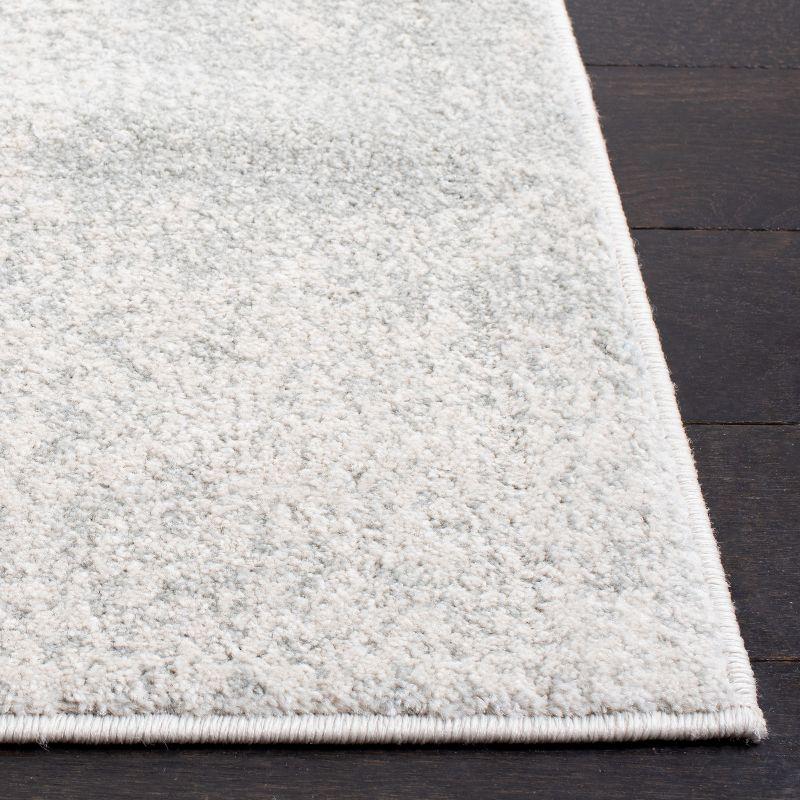 Ivory Elegance 4' x 6' Hand-Knotted Synthetic Area Rug