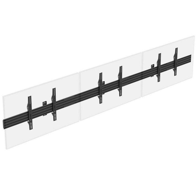 Monoprice 3x1 Menu Board Wall Mount For Screens between 32in-65in, Max Weight 66lbs, VESA Patterns up to 600x400 - Commercial Series