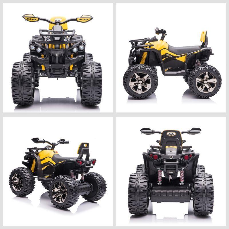 Aosom 12 Volt 1 Seater All-Terrain Vehicles Battery Powered Ride On