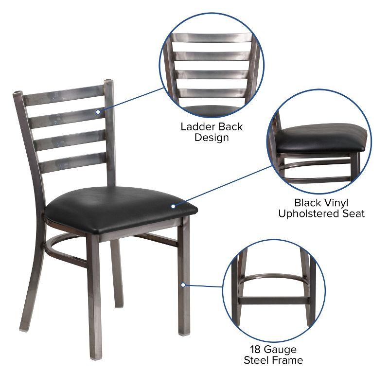 Kendall Ladder Back Metal Restaurant Chair