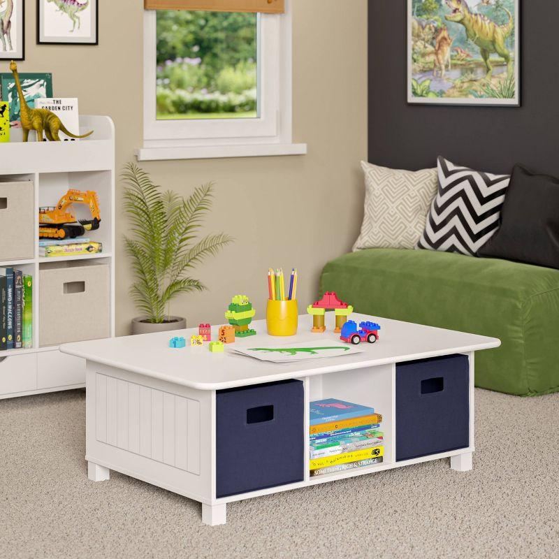 RiverRidge Home RiverRidge Kids Desk, Activity and Play Table with 6 Storage Cubbies
