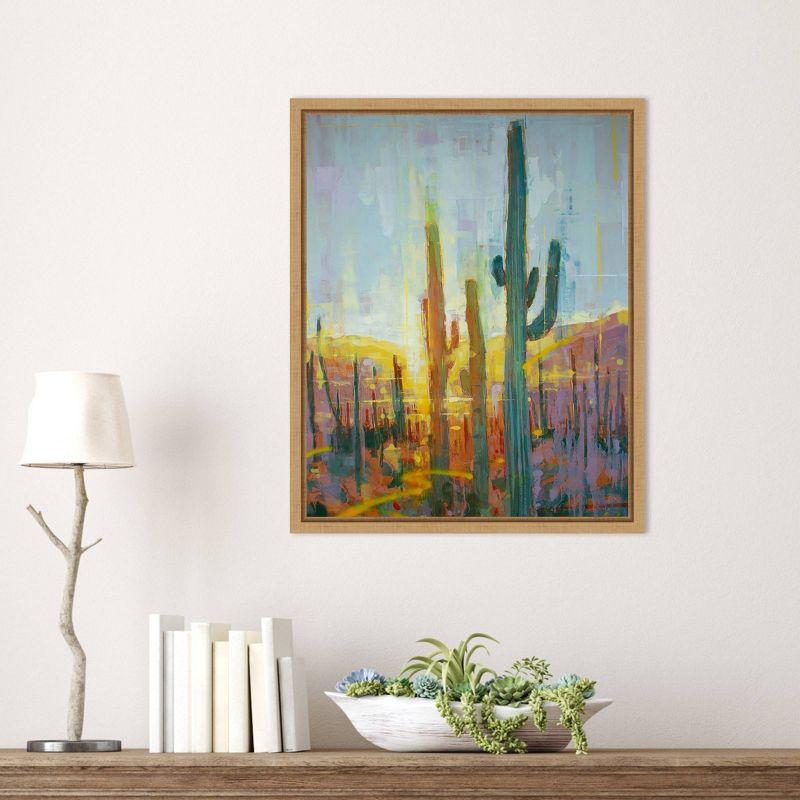 Amanti Art Sonoran Golden Glow by James Ayers Framed Wall Art Print