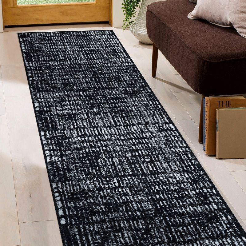 World Rug Gallery Bohemian Minimalist Stripe Desing Area Rug