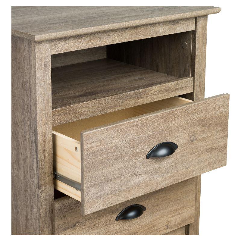 Salt Spring 2 - Drawer Nightstand - Drifted Gray - Prepac