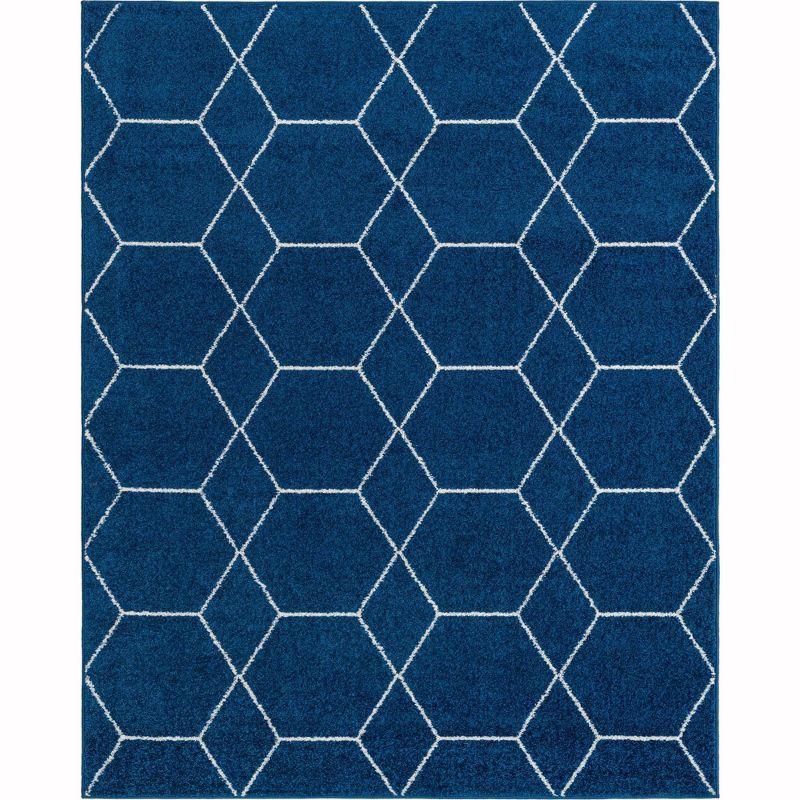 Unique Loom Trellis Frieze Geometric Trellis Indoor Woven Area Rug