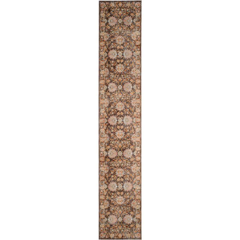 Vintage Persian VTP469 Power Loomed Indoor Runner Rug - Brown/Multi - 2'2"x12' - Safavieh