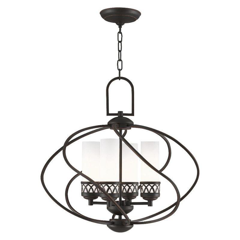 Livex Lighting Westfield 4 - Light Chandelier in  Olde Bronze