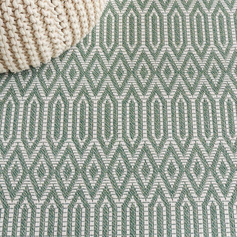 Martha Stewart Rugs Martha Stewart 405 100% Cotton Geometric Rug