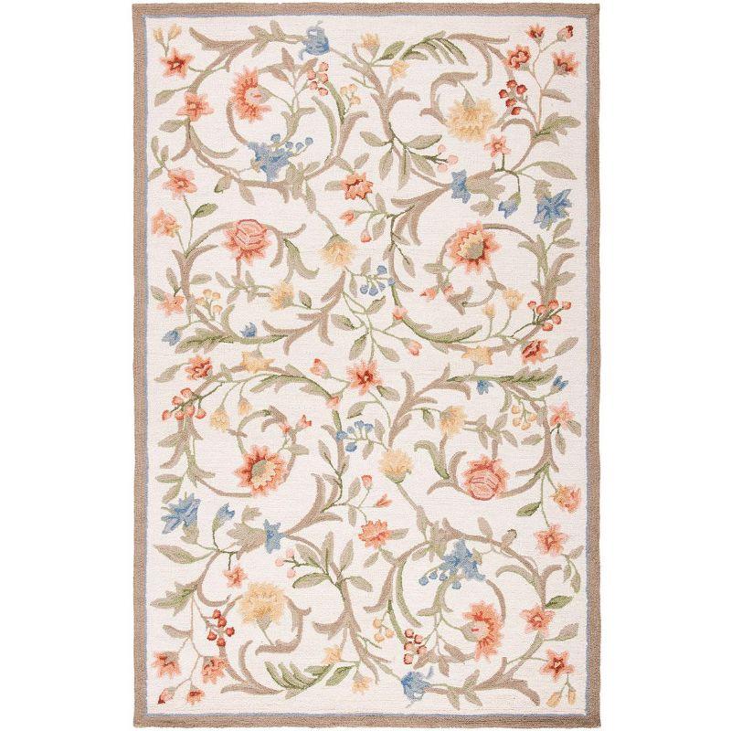 Chelsea HK248 Handmade Area Rug - 5'3"x8'3" - Ivory - Safavieh