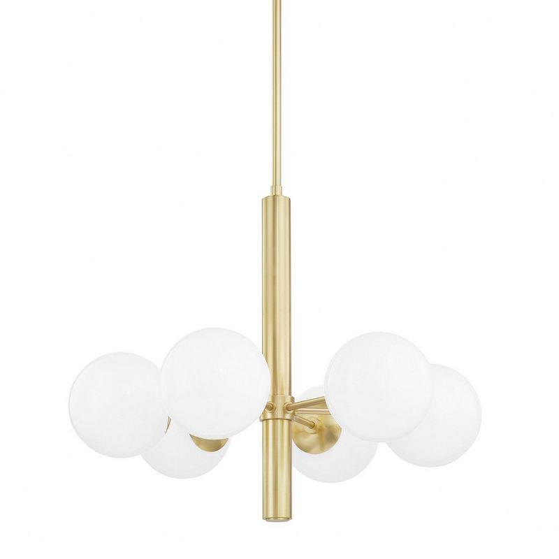 Stella 6 - Light Dimmable Sputnik Modern Linear Chandelier