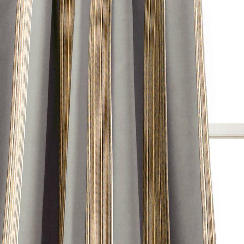 Lush Decor Julia Polyester Room Darkening Sliding Panel Pair (Set of 2)