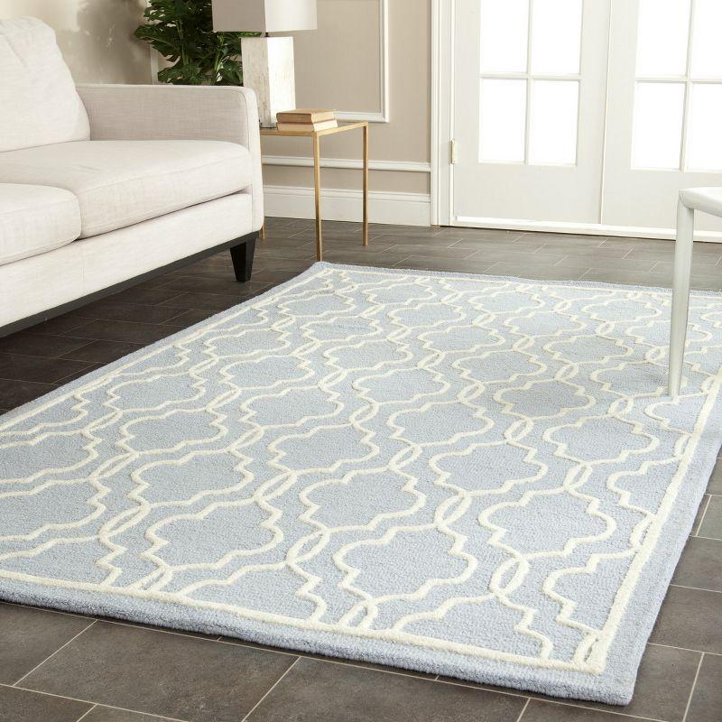 Cambridge CAM131 Tufted Indoor Area Rug - Light Blue/Ivory - 8'x10' - Safavieh