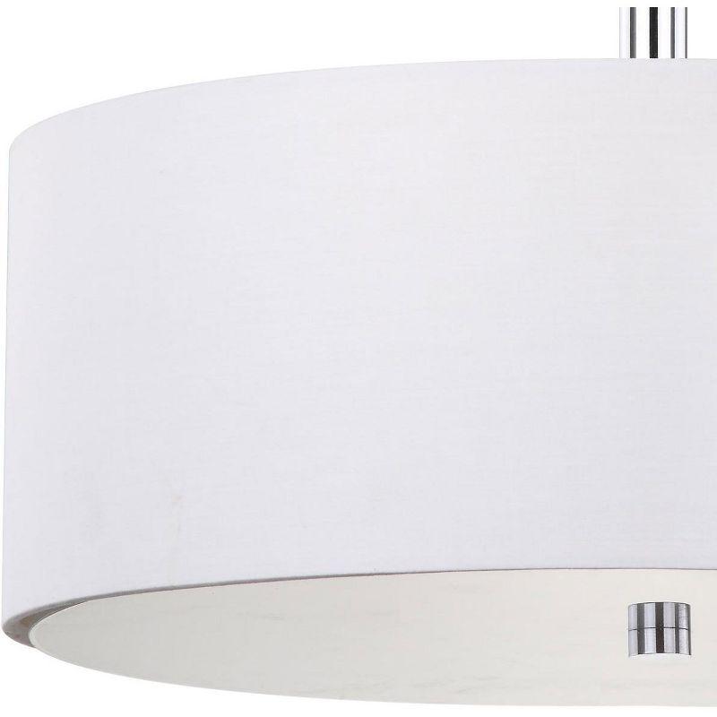 Clara Ceiling Light - LIT4192 - White/Chrome - Safavieh