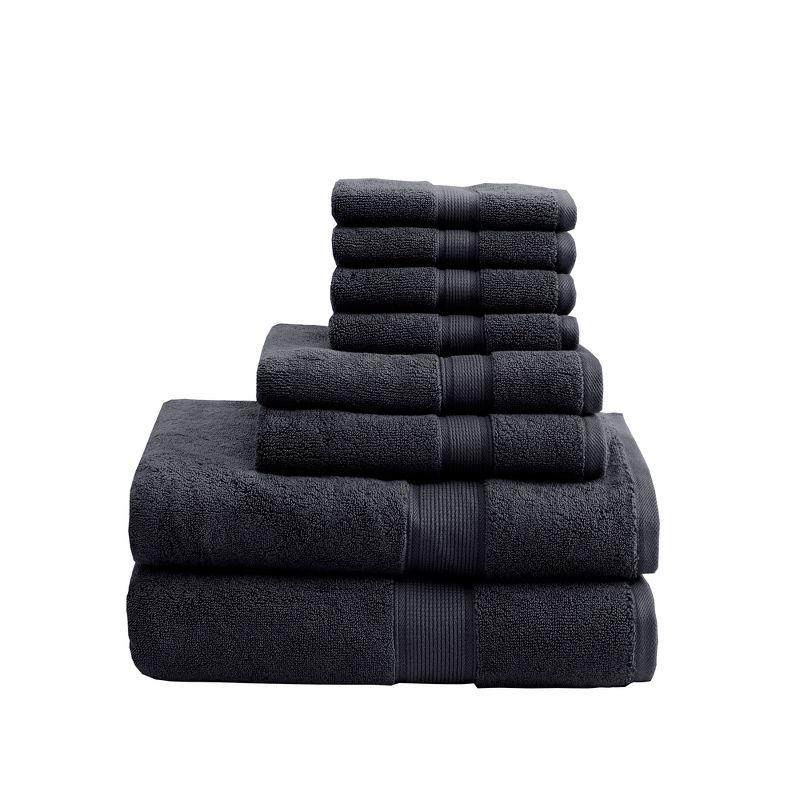 800GSM 100% Cotton 8 Piece Towel Set