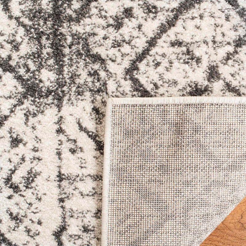 Adirondack ADR111 Machine Made Indoor Accent Rug - Silver/Black - 2'-6"x4' - Safavieh