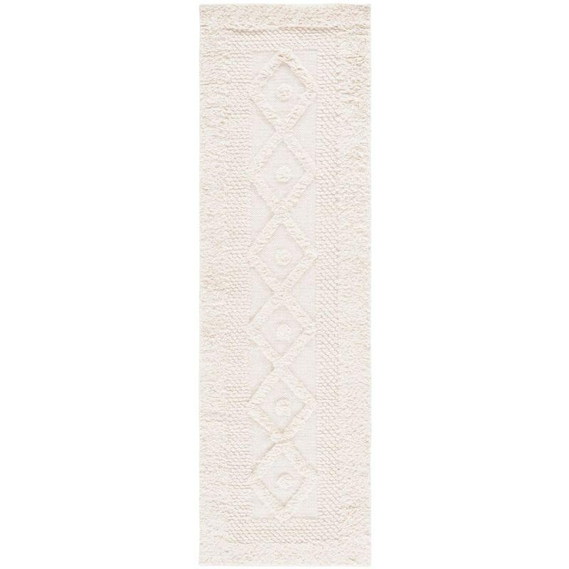 Kenya KNY952 Hand Knotted Runner Rug - Ivory - 2'3"x8' - Safavieh