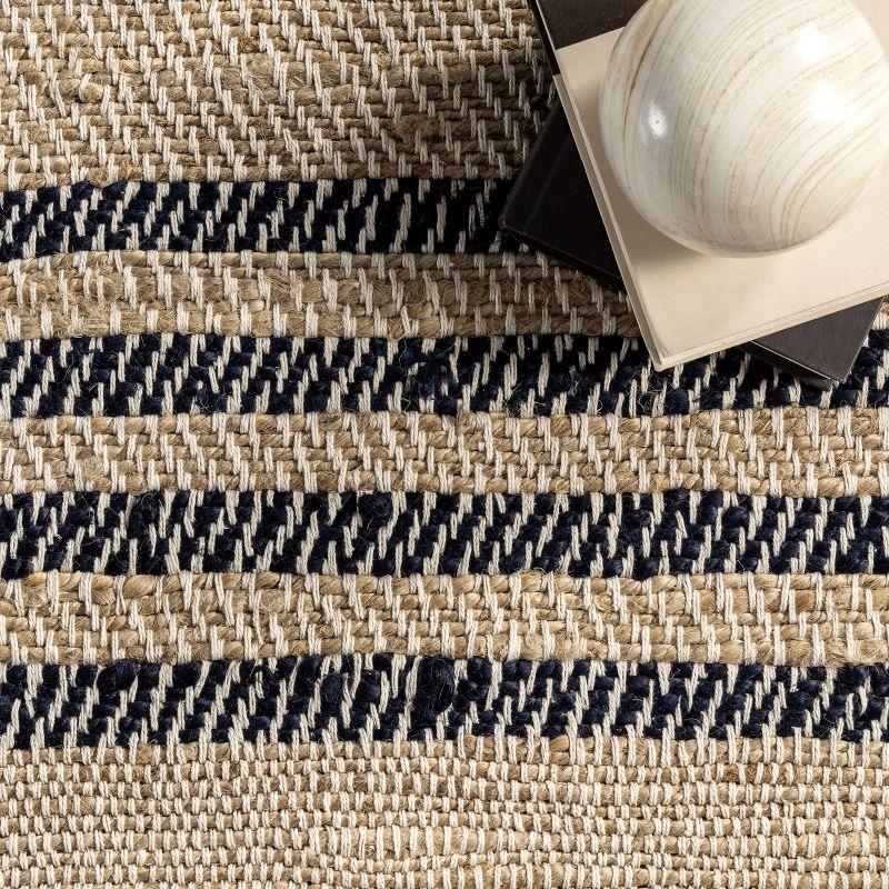 Lauren Liess x Rugs USA Meadow Striped Jute Area Rug