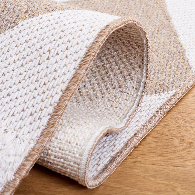 Augustine AGT722 Power Loomed Area Rug - Ivory/Beige - 6'4"x6'4"Square - Safavieh.