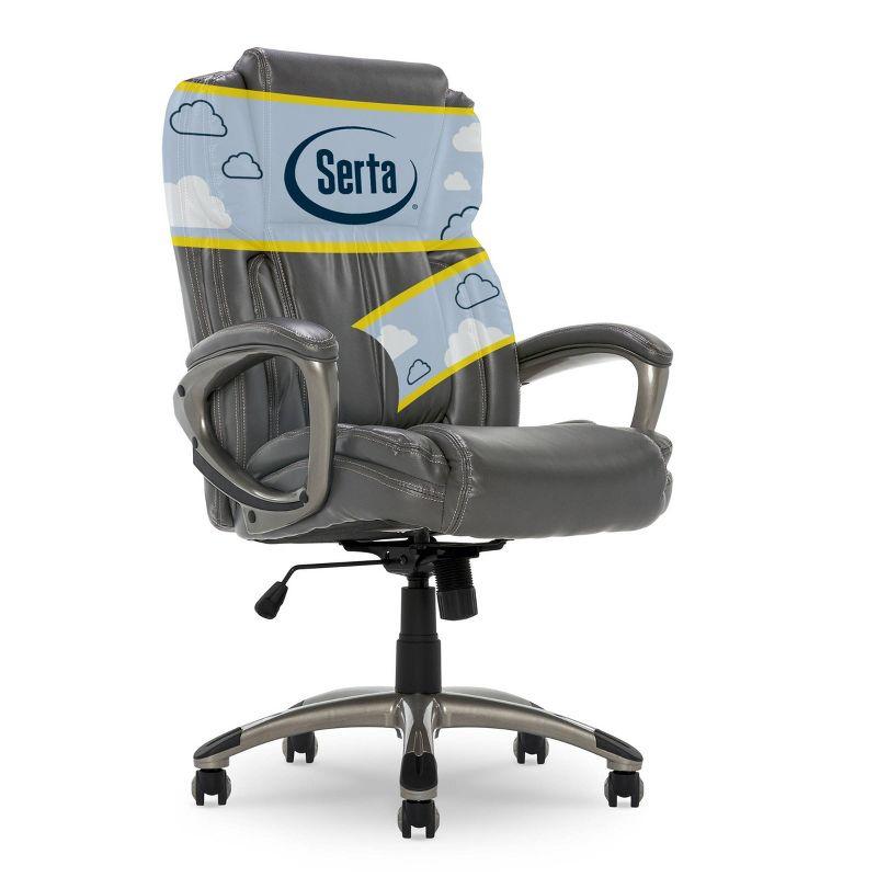 Works Executive Office Chair Harvard Gray - Serta
