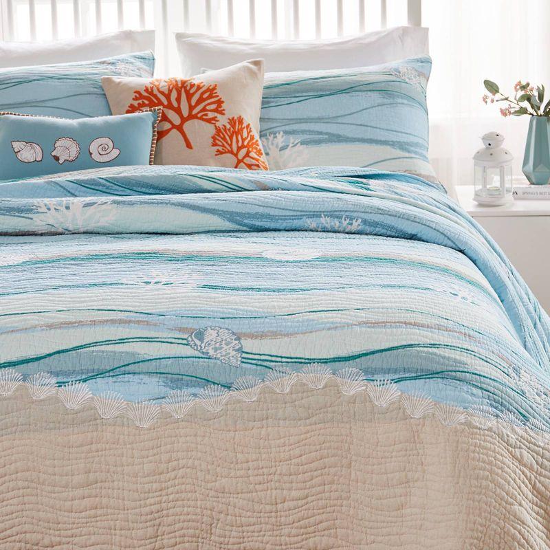 Greenland Home Fashions Maui Quilt & Sham Set