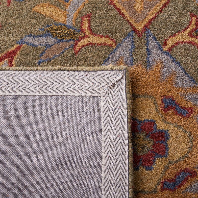 Heritage HG653 Handmade Area Rug - 8'x10' - Green/Yellow - Safavieh