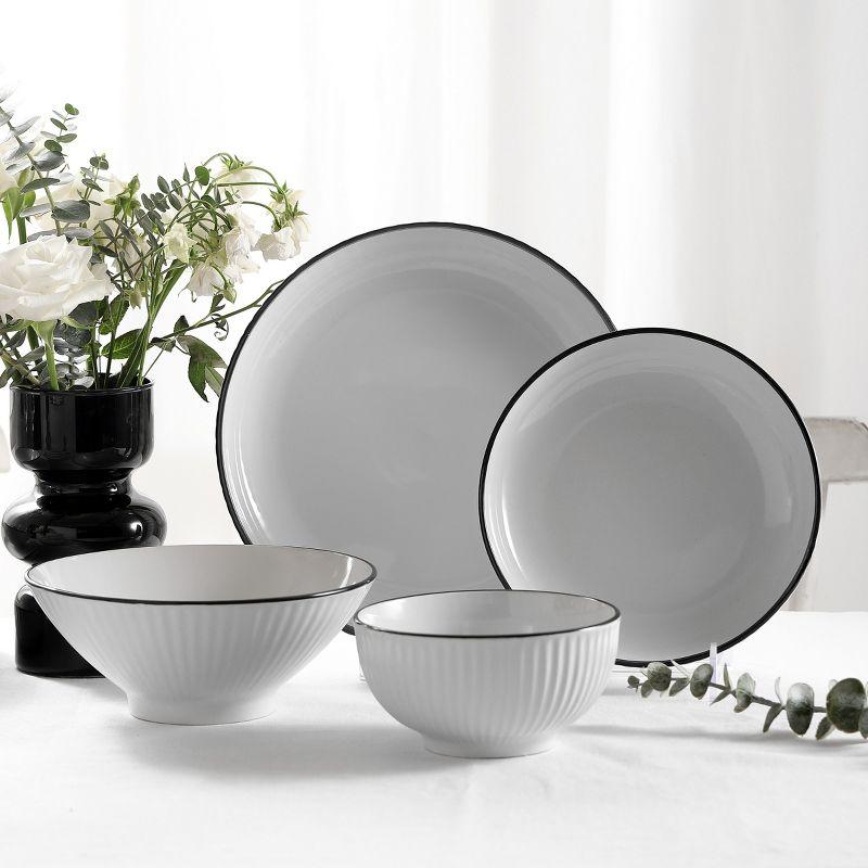 Christian Siriano Lustra 32 Piece Stoneware Dinnerware Set - Service for 8 (Set of 32)