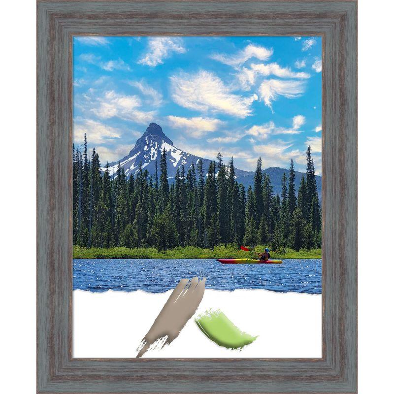 Dixie Gray Rustic Wood 11x14 Wall Picture Frame