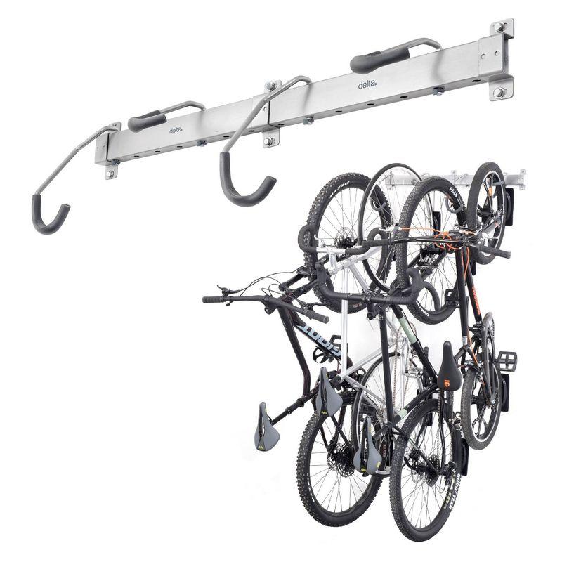 4 Bike Wall Mounted Bike Rack