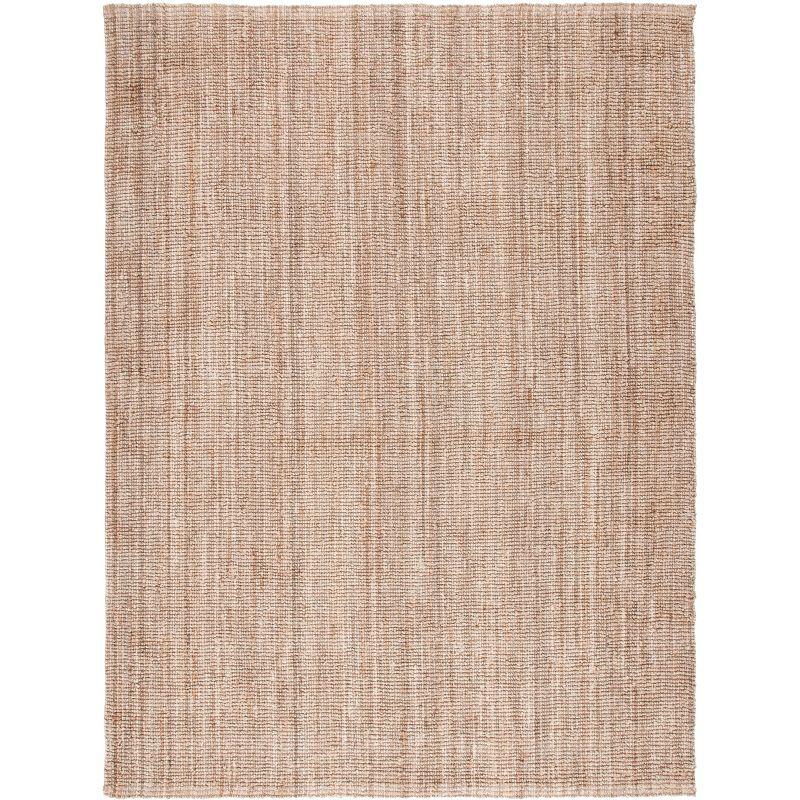 Hand-Knotted Coastal Charm Gray Jute 6' x 9' Area Rug