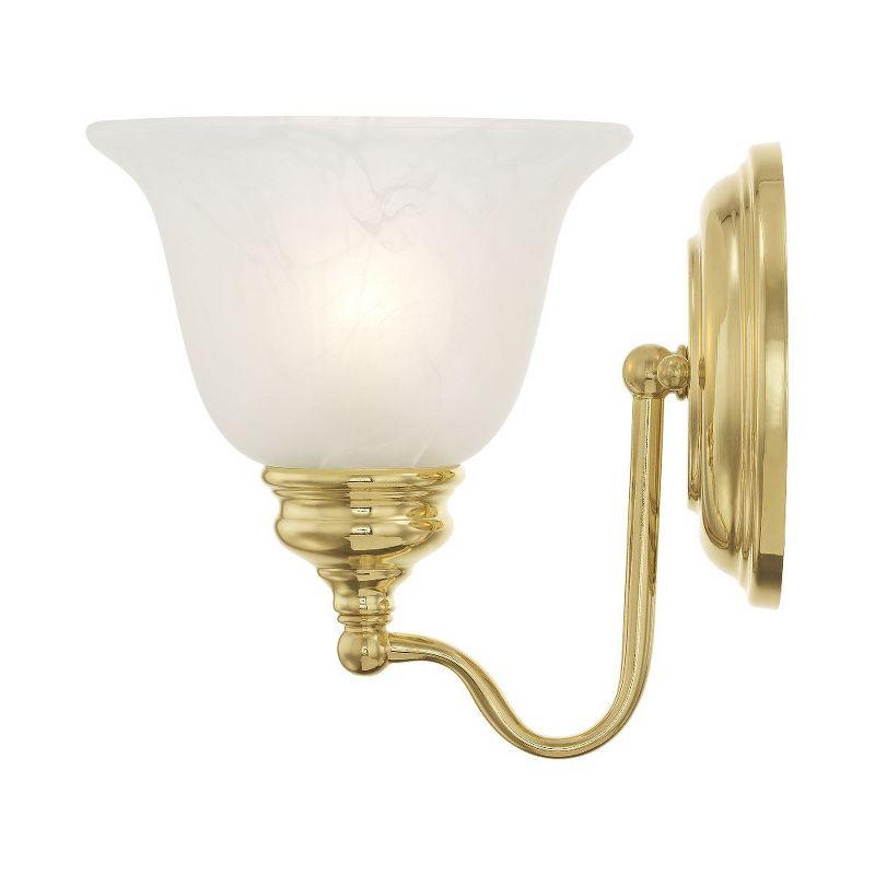 Livex Lighting Essex 1 - Light Vanity in  Polished Brass