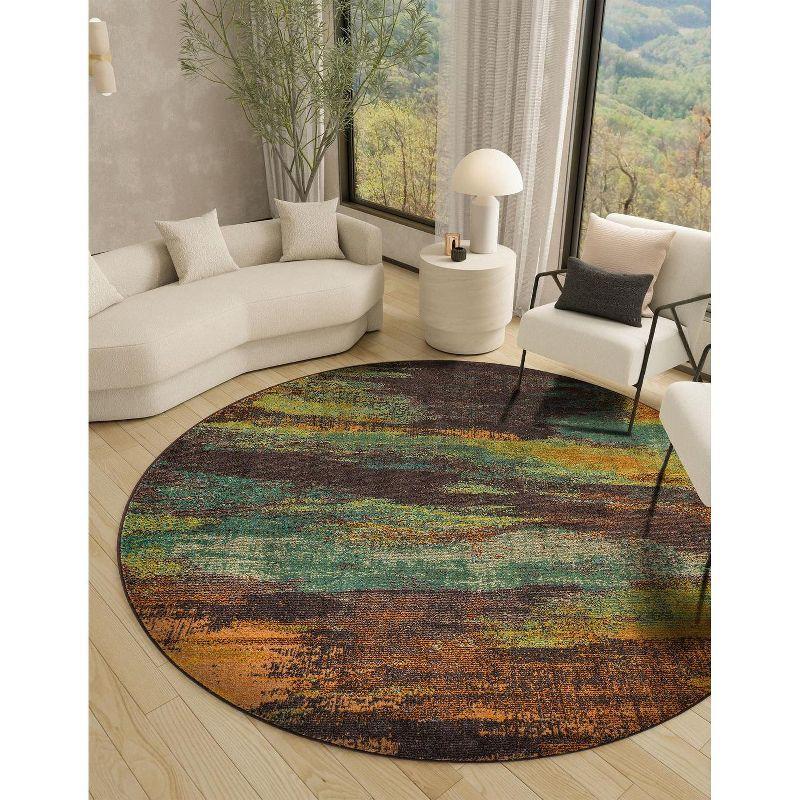 Unique Loom 8' 0 x 8' 0 Jardin Lilly Multi Area Rug