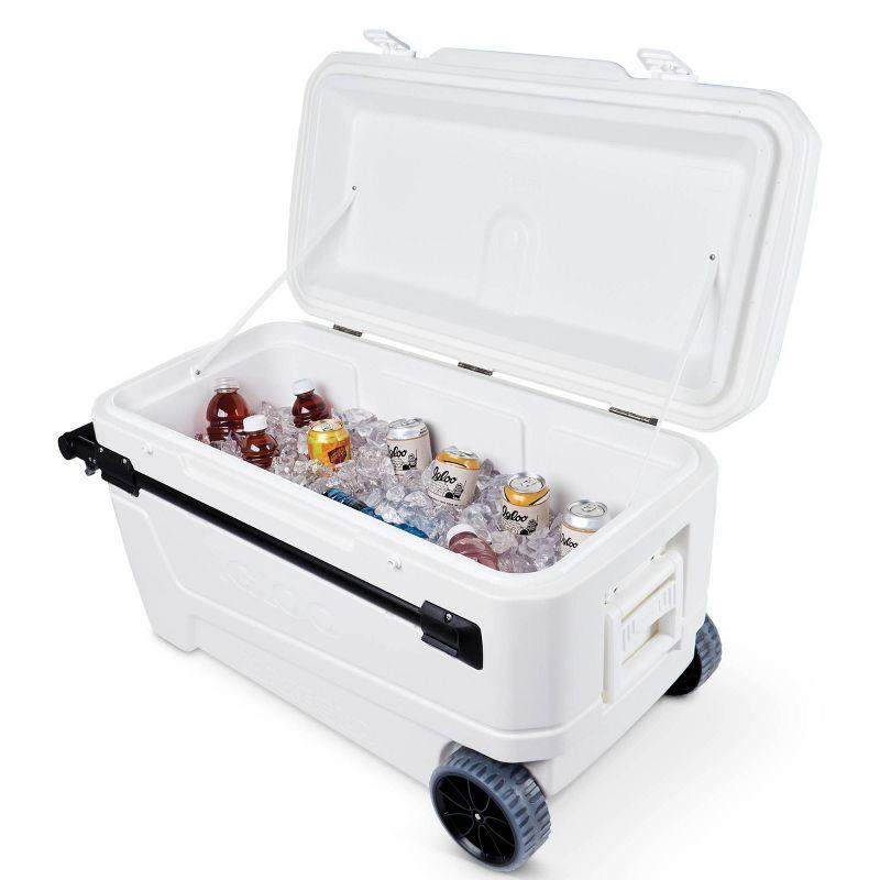 Igloo Glide Pro Hard Sided 110qt Portable Cooler - White