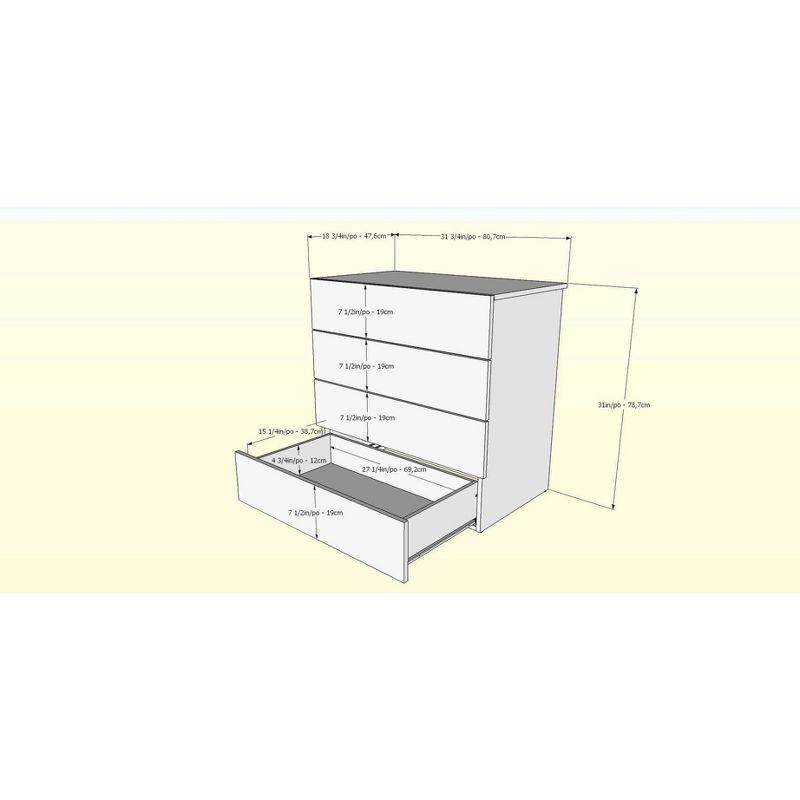 4 Drawer Chest - Nexera