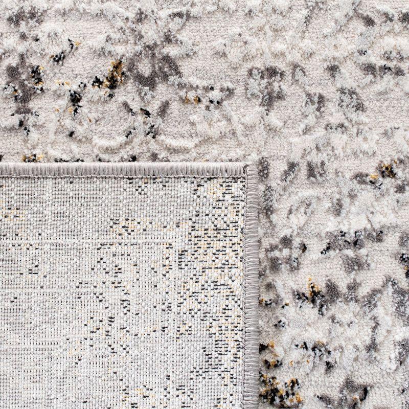 Amelia ALA239 Power Loomed Area Rug - Grey/Ivory - 6'7"x6'7" - Safavieh.