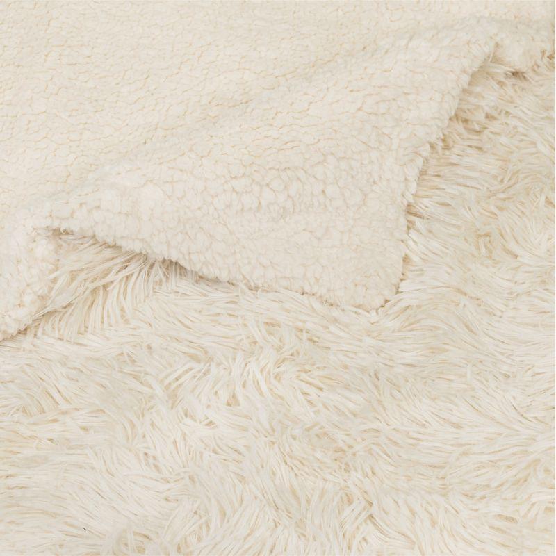 PetAmi Faux Fur Sherpa Pet Blanket