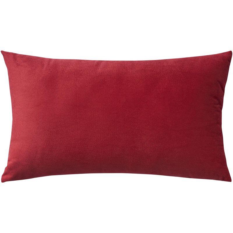 Mina Victory Holiday Americana Gnomes 12" x 21" Multicolor Throw Pillow