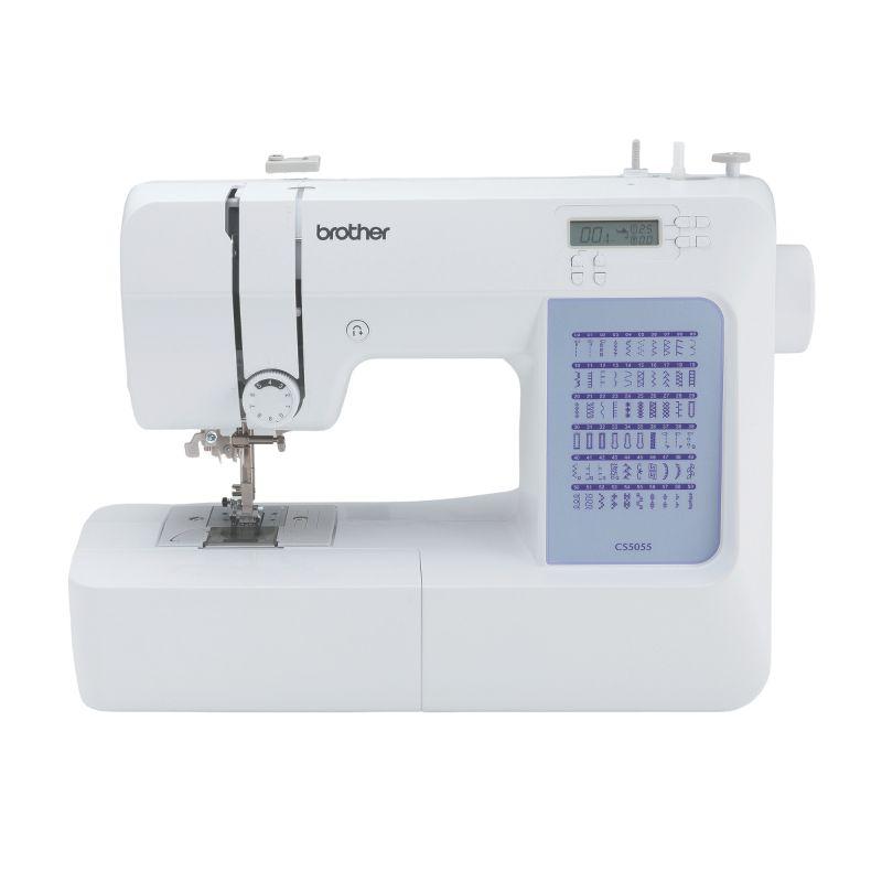 Brother CS5055 White Computerized Sewing Machine with 60 Stitches